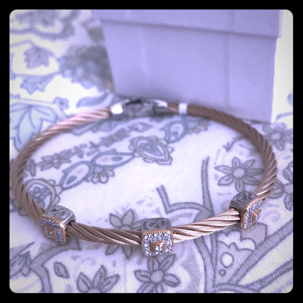 Champagne & Diamonds In 18kt Gold Alor Bracelet